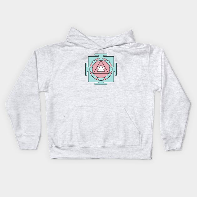 Yantra #24 Kids Hoodie by Olga Berlet